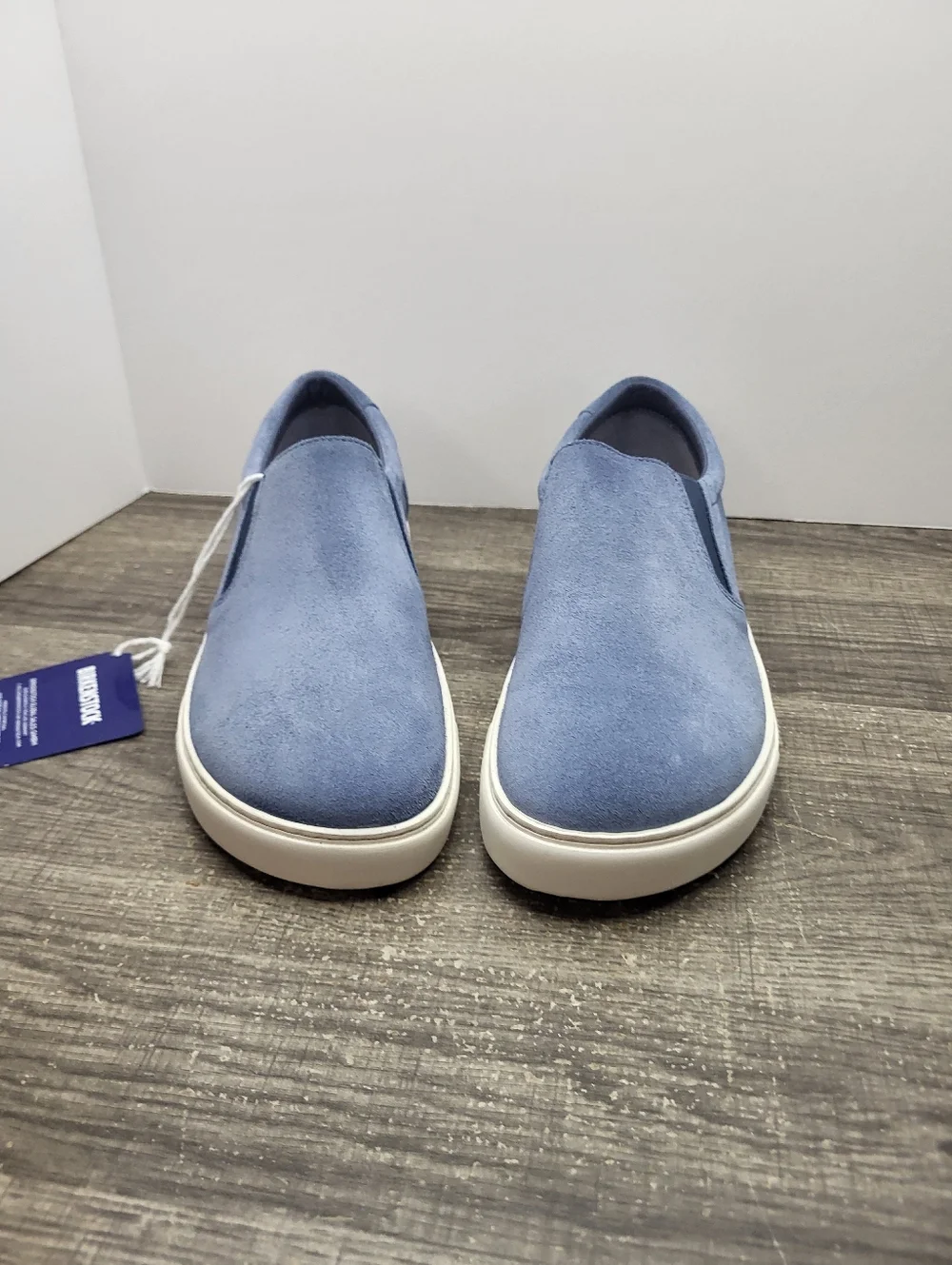 Birkenstock Oswego Women's Blue Suede Size EU 37 US 6 Sneakers Shoes New